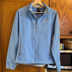 The North Face Women’s Large Sky Blue Fleece Windwall Jacket